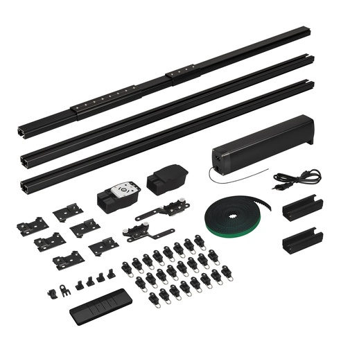 Карниз для штор с электроприводом CNK-M1-TY-RF-3M-BK (Arlight, IP20 Металл, 5 лет)