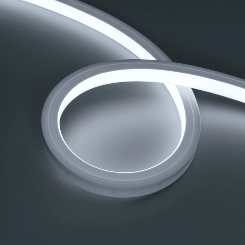 Лента герметичная NOVA-TOP-PU-A120-16x15mm 24V White7200 (10 W/m, IP68, 5m, wire x2) (Arlight, Полиуретан)