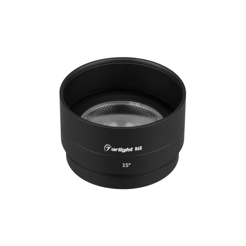 Насадка с фиксированным углом LGD-ARTIFACT-LENS-R65 (BK, 15 deg) (Arlight, Металл)