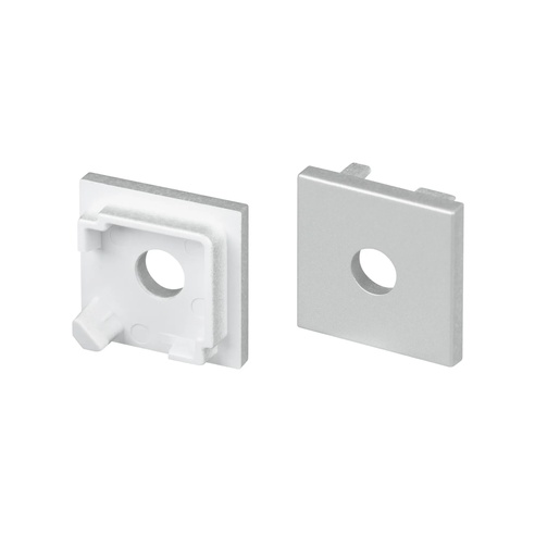 Заглушка SL-KANT-H16-S10 SQUARE с отверстием (Arlight, Пластик)