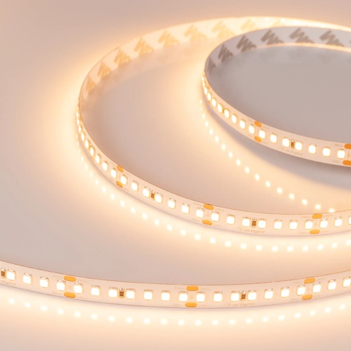 Лента светодиодная RT 2-5000 24V Warm3000 3x (2835, 840 LED, LUX) (Arlight, 17 Вт/м, IP20)