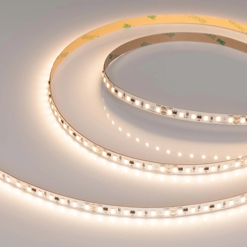 Лента светодиодная IC-A120-8mm 24V Warm2700 (9.6 W/m, IP20, 2835, 10m) (Arlight, стабилизированная)