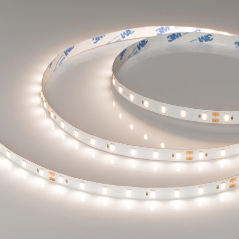 Лента светодиодная ULTRA-C64-10mm 24V Warm3000 (14.4 W/m, IP20, 5630, 5m) (Arlight, высок.эфф.160 лм/Вт)