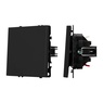 Механизм звонкового выключателя SWT-NOBE-MKR1-SFPL-BK (230V, 10A) (Arlight, Черный оникс)