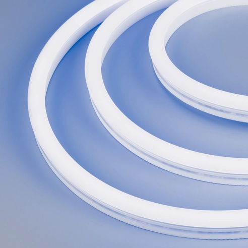 Лента герметичная WAVE-SIDE-A120-12x25mm 230V Blue (12 W/m, IP67, 50m, wire x2) (Arlight, Грибовидная форма)