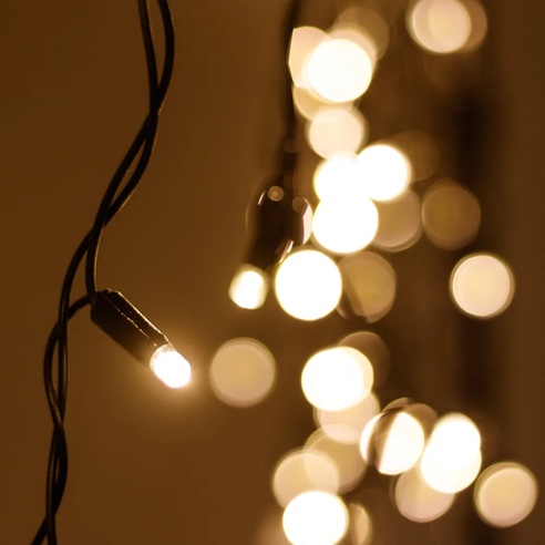 Светодиодная гирлянда ARD-EDGE-PRO-4000x600-BLACK-128LED-STD WARM (230V, 8W) (Ardecoled, IP65)