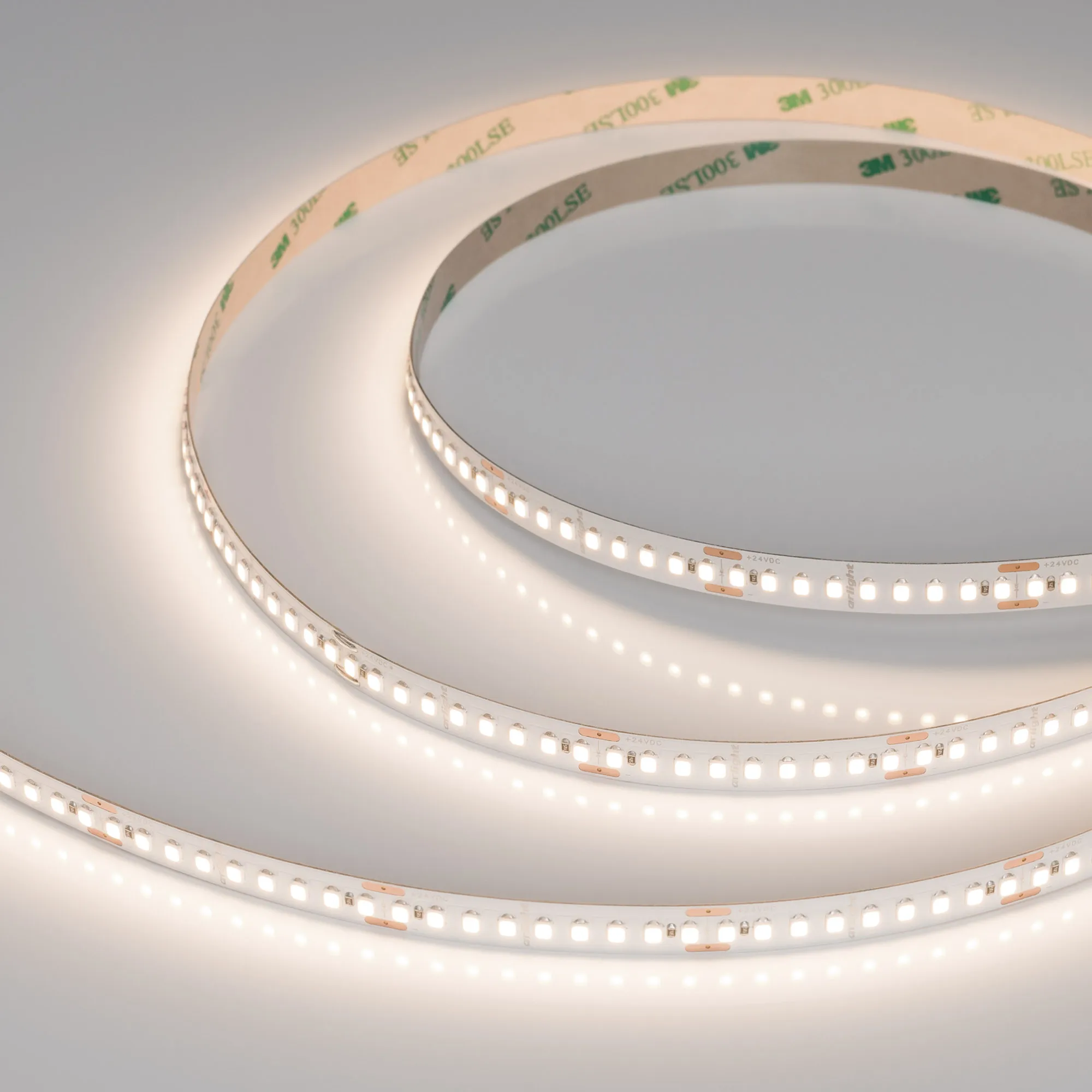 Лента светодиодная UL-A180-10mm 24V Warm3500 (12 W/m, IP20, 5m) (Arlight, высок.эфф.180 лм/Вт) - изображение товара