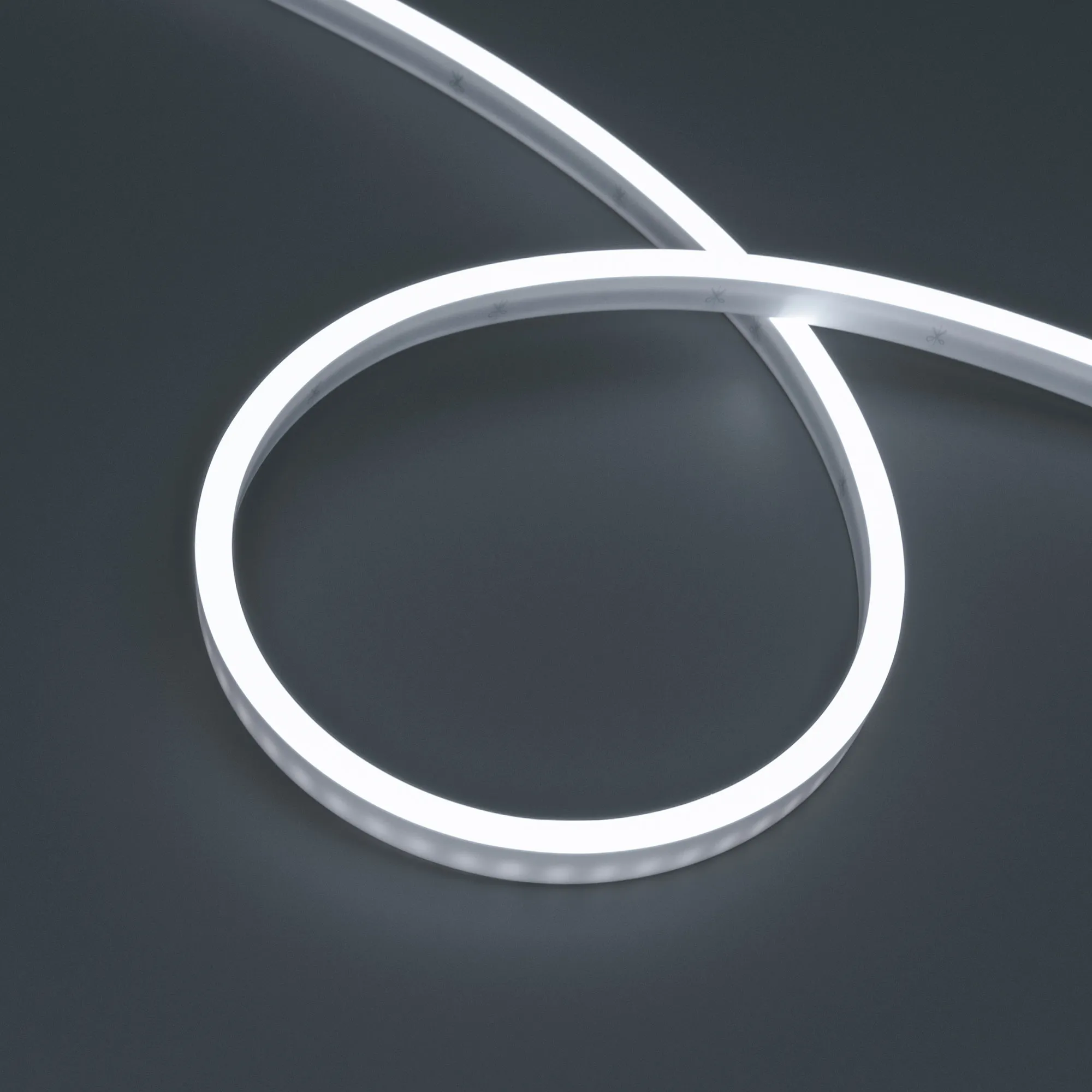 Лента герметичная WAVE-SIDE-PU-A120-06x12mm 24V White5700 (8 W/m, IP68, 1m, wire x1) (Arlight, Вывод боковой, 3 года)