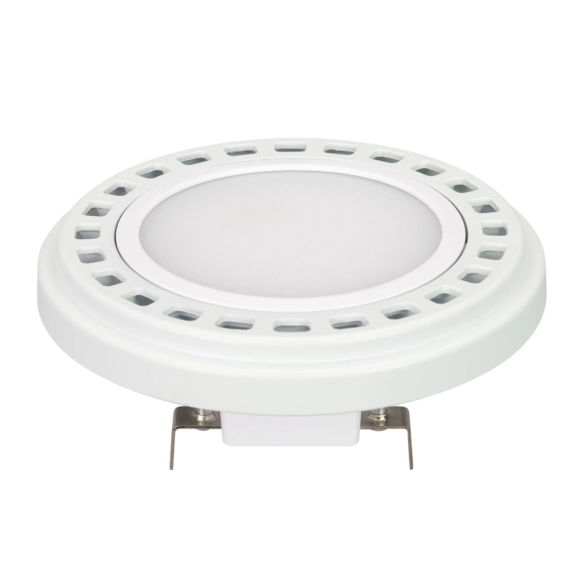 Лампа AR111-UNIT-G53-12W- Warm3000 (WH, 120 deg, 12V) (Arlight, Металл)