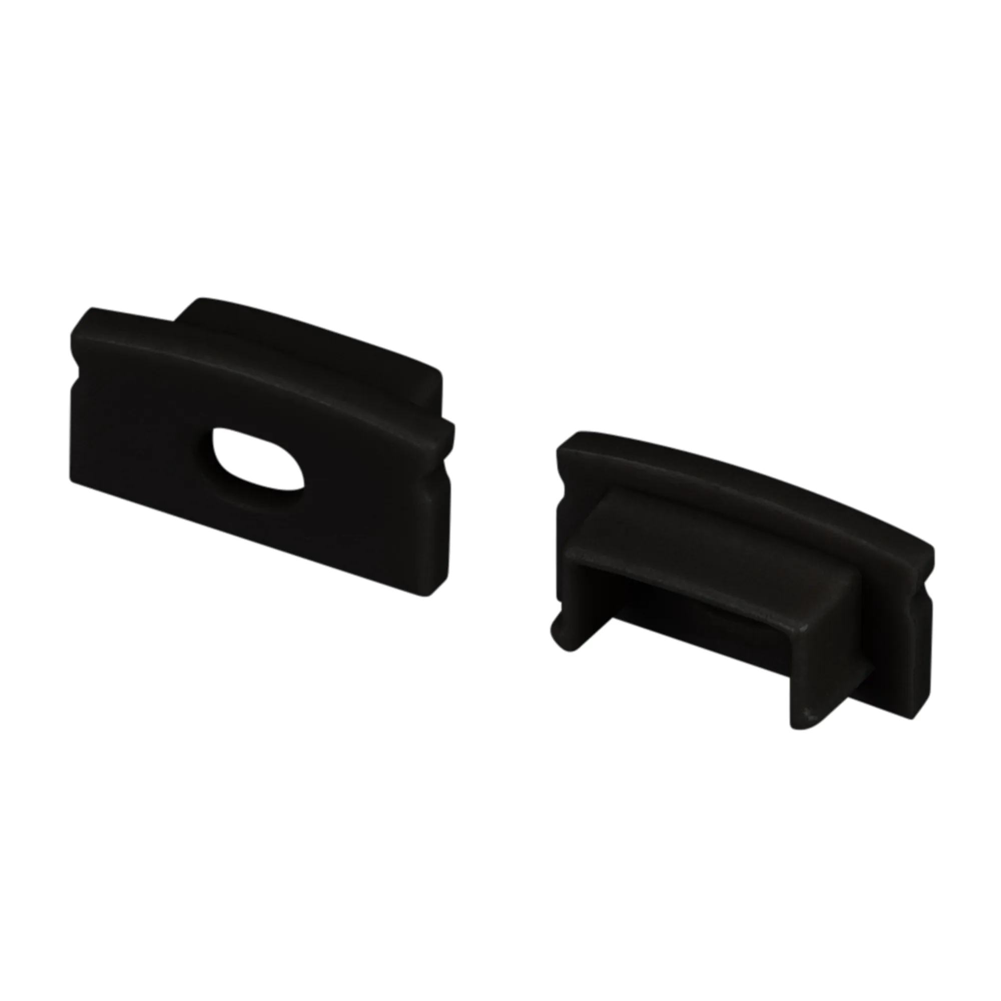 Заглушка LINE-1708 BLACK с отверстием (Arlight, Пластик) - изображение товара