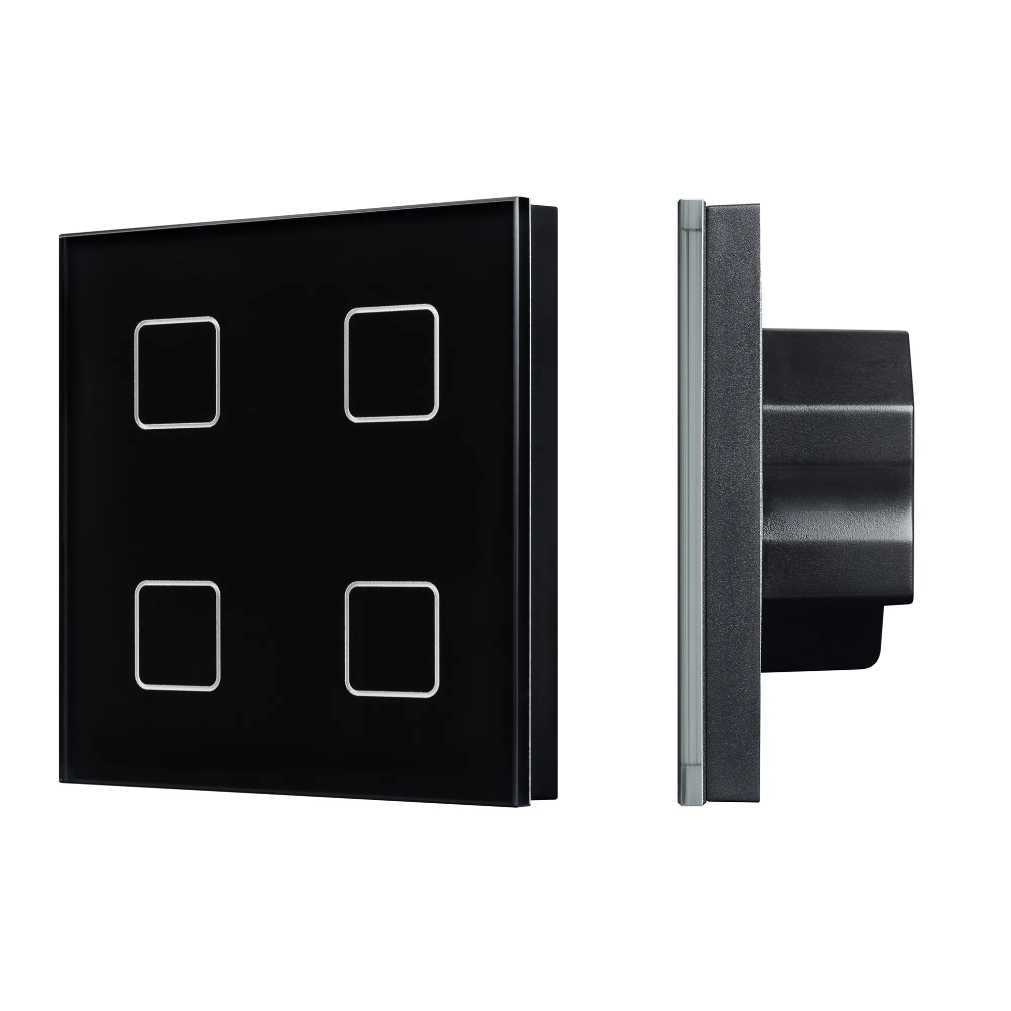 INTELLIGENT ARLIGHT Сенсорная панель DALI-301-11-IN Black (BUS/24V, Backlight) (IARL, IP20 Пластик, 5 лет) - изображение товара