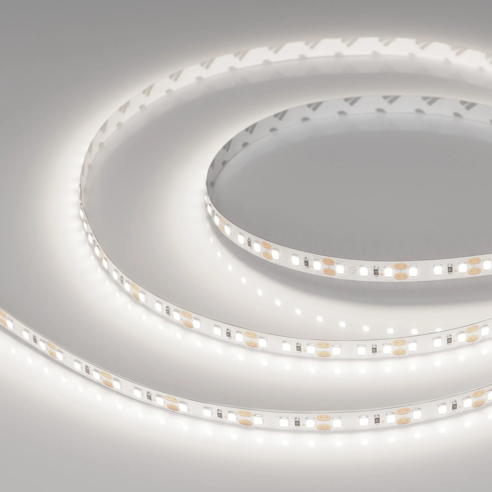 Лента светодиодная RT-A120-8mm 12V Day5000 (9.6 W/m, IP20, 5m) (Arlight, Открытый)